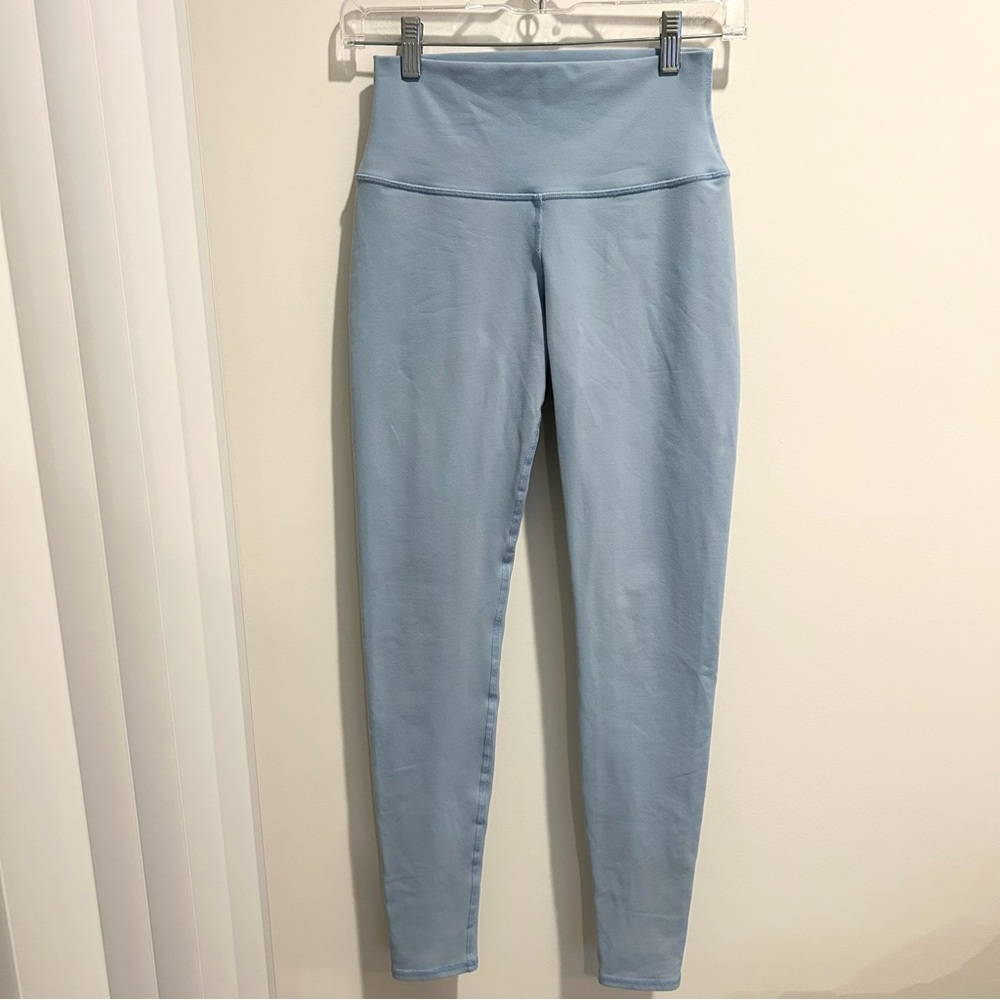 ALO Yoga High-Waist Light Blue Leggings